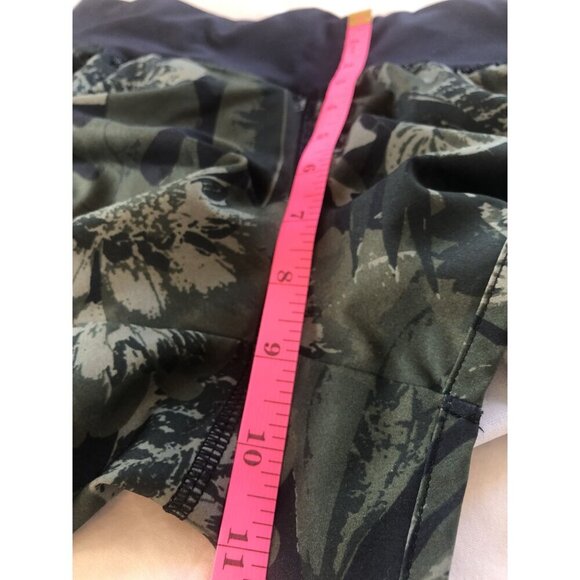 Old Navy Active Tropical Active Shorts Womens S Green Inner Liner Activewear - Picture 8 of 8